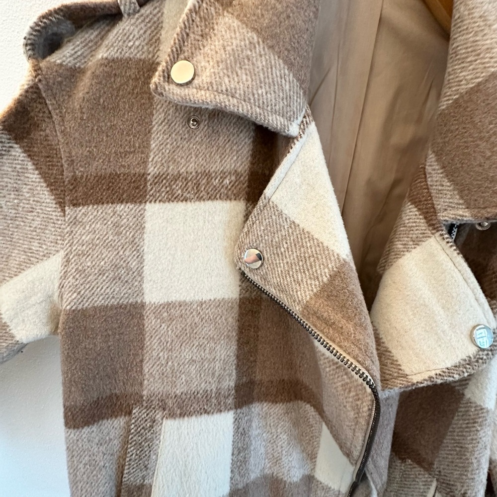 Anthropologie ~ Dolan Plaid Moto Jacket